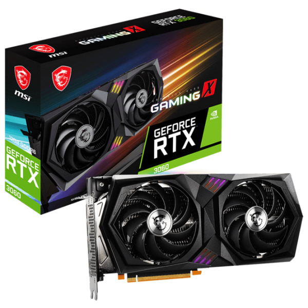 Видеокарта MSI GeForce RTX 3060 GAMING X PCI Express x16 4.0 / 12 ГБ photo 5 Видеокарта MSI GeForce RTX 3060 GAMING X PCI Express x16 4.0 / 12 ГБ photo 5