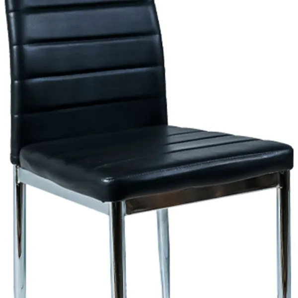 Scaun de bucătărie Magnus DC 990C ECO Piele/ Black photo 3 Scaun de bucătărie Magnus DC 990C ECO Piele/ Black photo 3