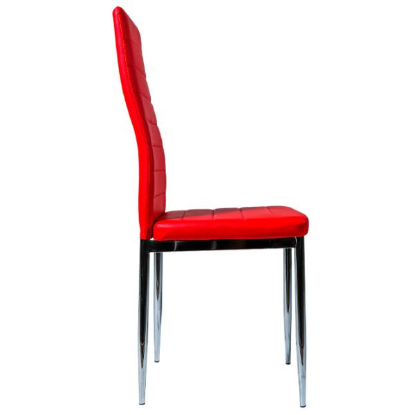 Scaun de bucătărie Magnus DC 991C ECO Piele/ Red photo 3 Scaun de bucătărie Magnus DC 991C ECO Piele/ Red photo 3