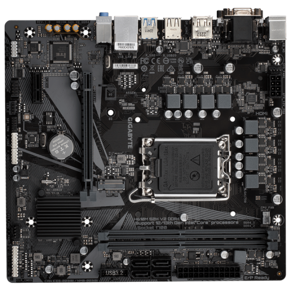 Placă de bază Gigabyte H610M S2H V2 mATX/ Intel H610 photo 4