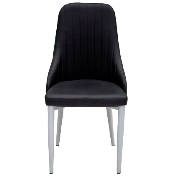 Кухонный стул Magnus DC A13 Велюр/ Черный Белый photo 2 Кухонный стул Magnus DC A13 Велюр/ Черный Белый photo 2