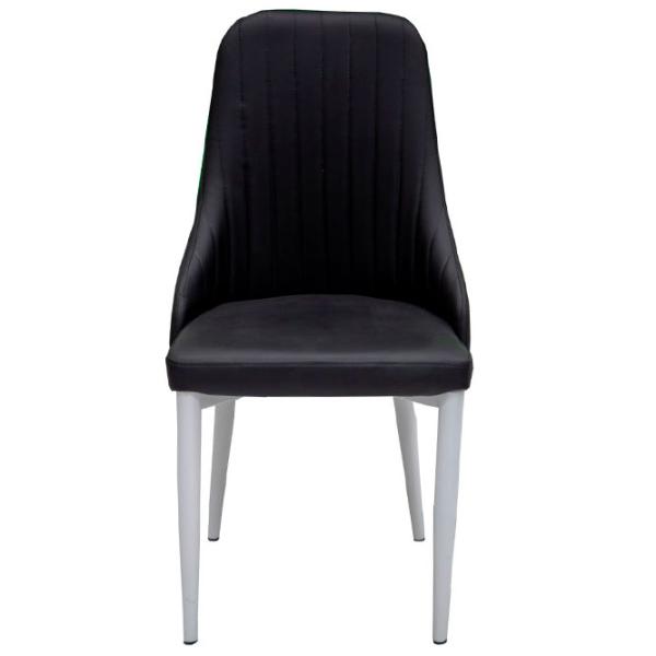 Кухонный стул Magnus DC A13 Велюр/ Черный Белый photo 2 Кухонный стул Magnus DC A13 Велюр/ Черный Белый photo 2