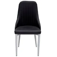 Scaun de bucătărie Magnus DC A13 Velur/ Black White photo 2