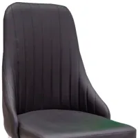 Scaun de bucătărie Magnus DC A13 Velur/ Black White photo 3