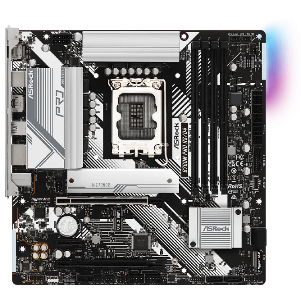 Материнская плата ASRock B760M PRO RS/ D4 mATX/ Intel B760 photo 2