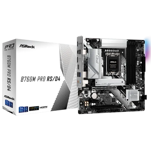 Материнская плата ASRock B760M PRO RS/ D4 mATX/ Intel B760 photo 6