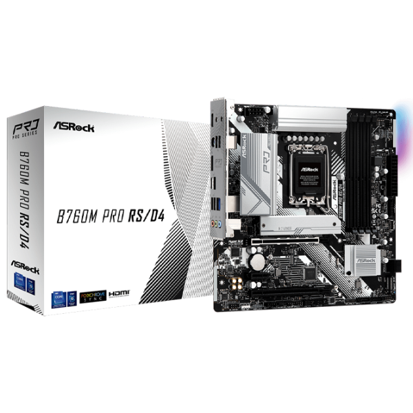 Материнская плата ASRock B760M PRO RS/ D4 mATX/ Intel B760 photo 6