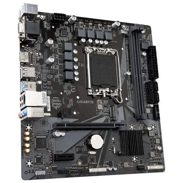 Материнская плата Gigabyte H610M H V2 mATX / Intel H610 photo 2