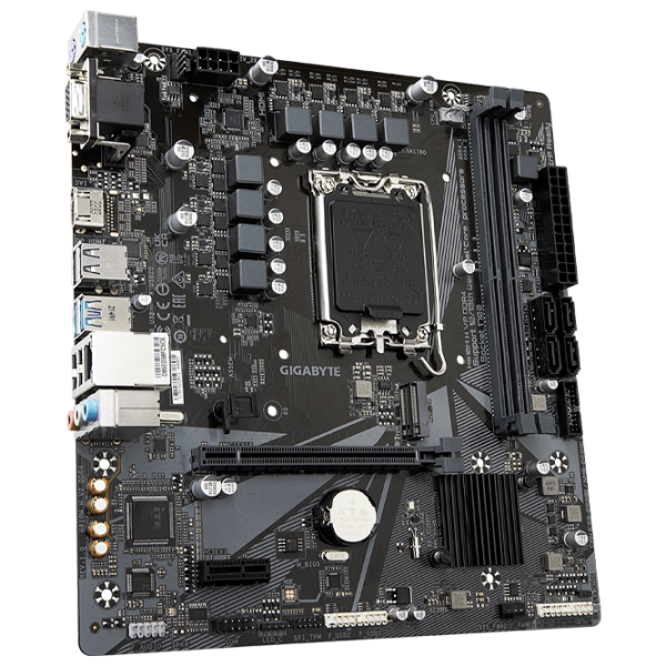 Материнская плата Gigabyte H610M H V2 mATX / Intel H610 photo 2