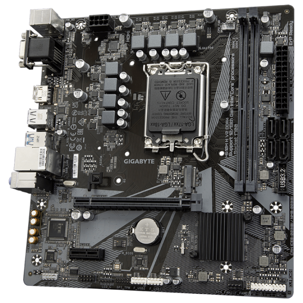 Материнская плата Gigabyte H610M H V2 mATX / Intel H610 photo 3