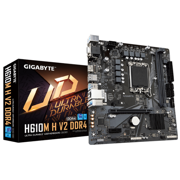 Материнская плата Gigabyte H610M H V2 mATX / Intel H610 photo 6