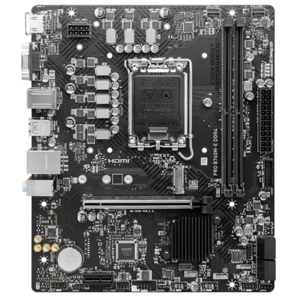 Материнская плата MSI PRO B760M-E mATX/ Intel B760 photo 2