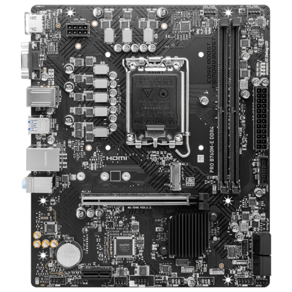 Материнская плата MSI PRO B760M-E mATX/ Intel B760 photo 2