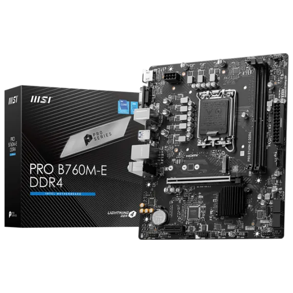 Материнская плата MSI PRO B760M-E mATX/ Intel B760 photo 6