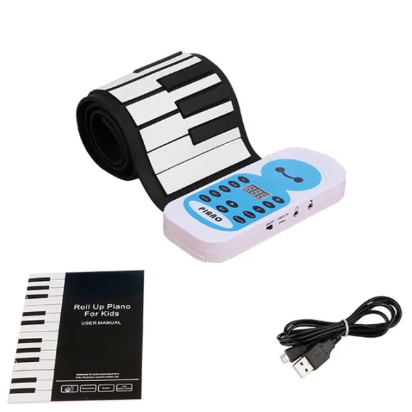 Pian pentru copii Konix PE37 37 White/ Black photo 6