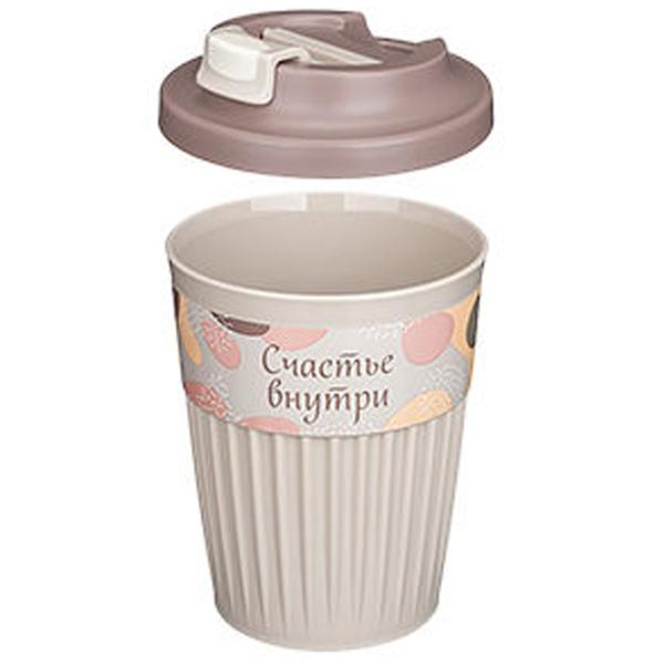 Pahar Bytplast Phibo 0.35l / Polipropilenă / Beige photo 3