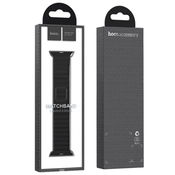 Ремешок Apple Watch WA07 Flexible series magnetic strap Силикон/
38, 40, 41 мм / Черный  photo 2 Ремешок Apple Watch WA07 Flexible series magnetic strap Силикон/
38, 40, 41 мм / Черный  photo 2