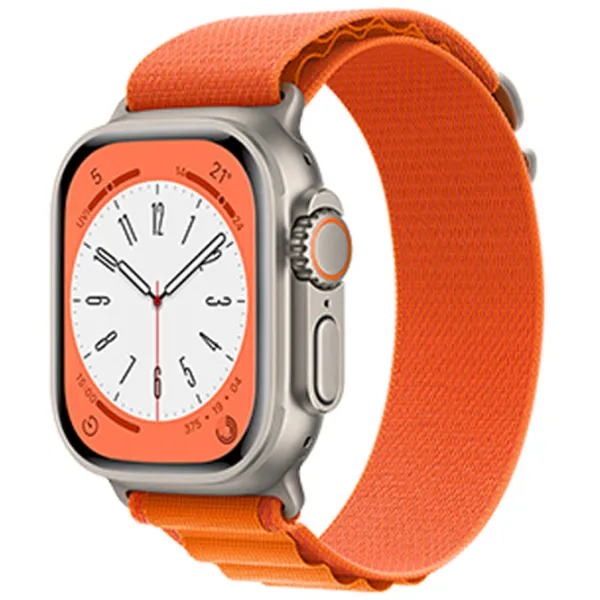 Ремень Apple Watch WA13 Original series alpine loop nylon strap Nailon/ 42, 44, 45, 49 мм/ Оранжевый photo 2