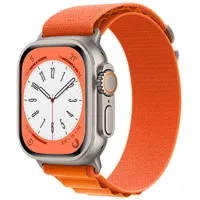 Ремень Apple Watch WA13 Original series alpine loop nylon strap Nailon/ 42, 44, 45, 49 мм/ Оранжевый photo 2