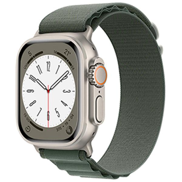 Curelușă Apple Watch WA13 Original series alpine loop nylon strap Nailon/ 42, 44, 45, 49 mm/ Green photo 2 Curelușă Apple Watch WA13 Original series alpine loop nylon strap Nailon/ 42, 44, 45, 49 mm/ Green photo 2