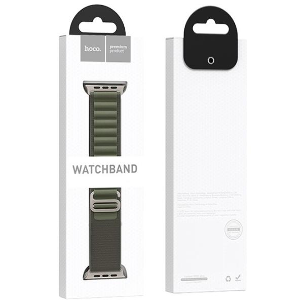 Curelușă Apple Watch WA13 Original series alpine loop nylon strap Nailon/ 42, 44, 45, 49 mm/ Green photo 3 Curelușă Apple Watch WA13 Original series alpine loop nylon strap Nailon/ 42, 44, 45, 49 mm/ Green photo 3