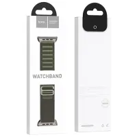 Ремень Apple Watch WA13 Original series alpine loop nylon strap Nailon/ 42, 44, 45, 49 мм/ Зелёный photo 3
