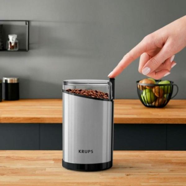 Râșniță de cafea KRUPS GX204D10 Cuțit rotativ/ 85 g/ Silver photo 3