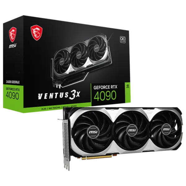Placă video MSI GeForce RTX 4090 VENTUS 3X OC PCI Express x16 4.0 / 24 GB photo 7 Placă video MSI GeForce RTX 4090 VENTUS 3X OC PCI Express x16 4.0 / 24 GB photo 7