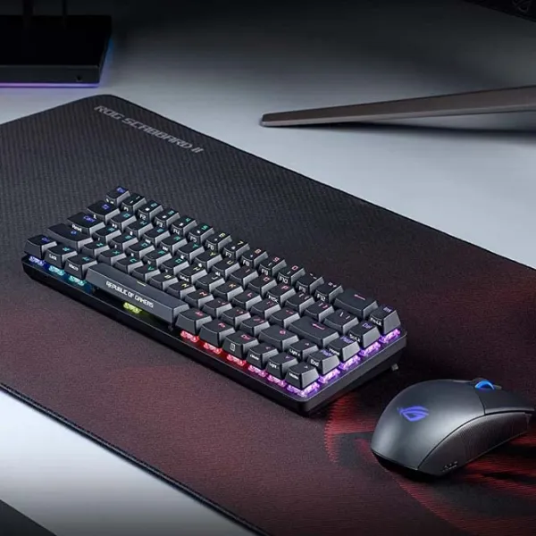 Коврик для мышки Asus ROG Scabbard II Extend Красный Черный photo 6