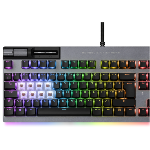 Tastatură Asus ROG Strix Flare II Animate Cu fir/ Gunmetal photo 8