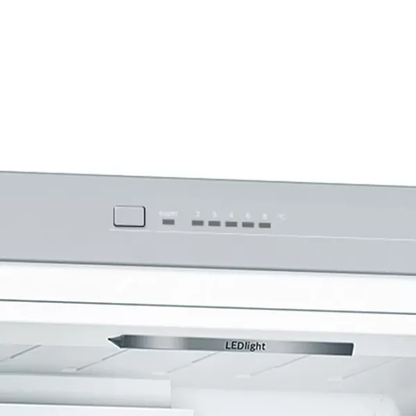Frigider Bosch KGV36VIEAS cu congelator jos 308 l / 186 cm / Inox photo 3