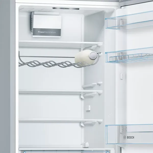 Frigider Bosch KGV36VIEAS cu congelator jos 308 l / 186 cm / Inox photo 4