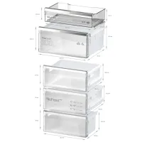 Frigider Bosch KGN39AIBT cu congelator jos 363 l / 203 cm / Inox photo 8