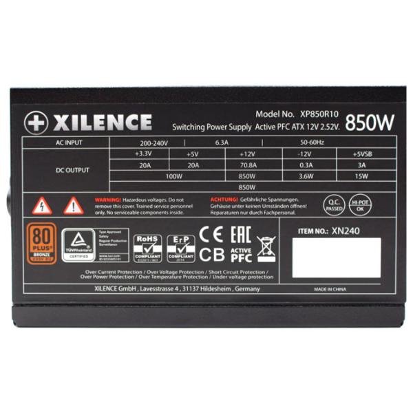 Sursă de alimentare Xilence XP850R12 80+ Bronze/ 850 W photo 5