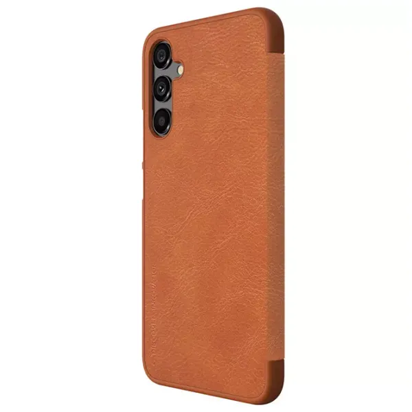 Husă pentru smartphone Samsung Galaxy A34 Nillkin/ Flip Cover/ Piele/ Brown photo 2
