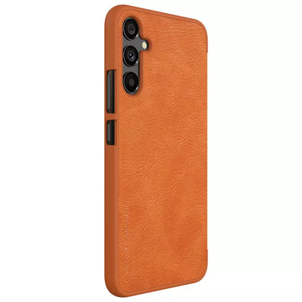 Husă pentru smartphone Samsung Galaxy A34 Nillkin/ Flip Cover/ Piele/ Brown photo 3