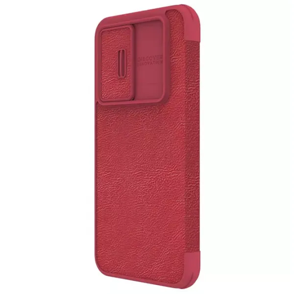 Чехол для смартфона Samsung Galaxy A54 Nillkin/ Flip Cover/ Кожа/ Красный photo 3 Чехол для смартфона Samsung Galaxy A54 Nillkin/ Flip Cover/ Кожа/ Красный photo 3