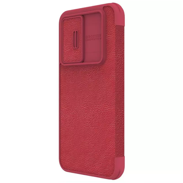 Чехол для смартфона Samsung Galaxy A54 Nillkin/ Flip Cover/ Кожа/ Красный photo 3 Чехол для смартфона Samsung Galaxy A54 Nillkin/ Flip Cover/ Кожа/ Красный photo 3
