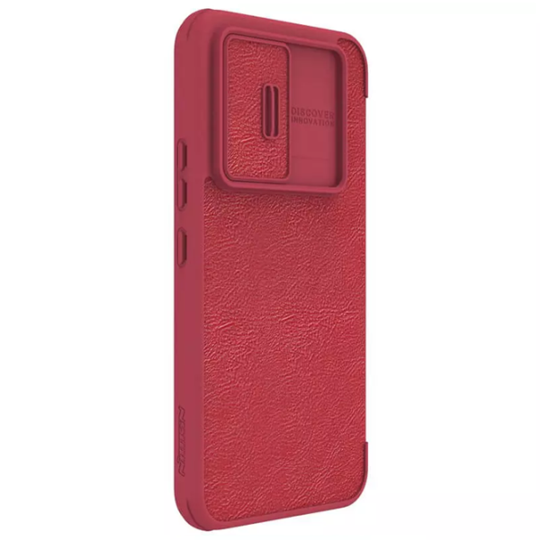 Чехол для смартфона Samsung Galaxy A54 Nillkin/ Flip Cover/ Кожа/ Красный photo 4 Чехол для смартфона Samsung Galaxy A54 Nillkin/ Flip Cover/ Кожа/ Красный photo 4