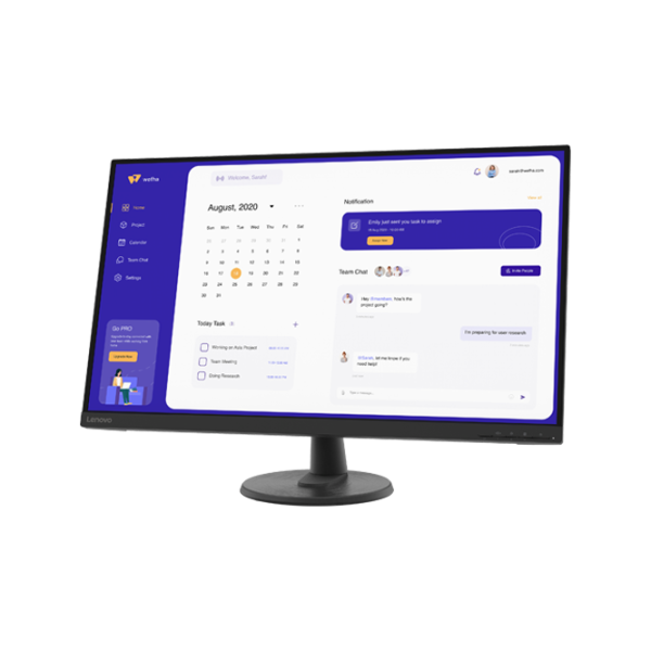 Monitor Lenovo D32u-40 31.5" 4K 60 Hz/ 4 ms/ Black photo 3
