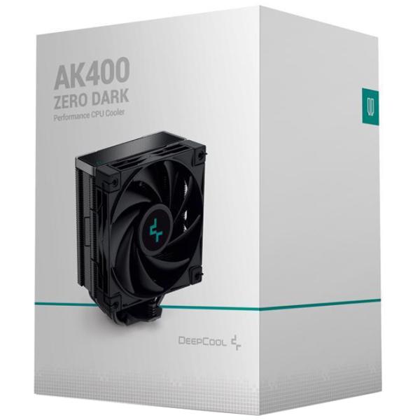 Cooler Deepcool AK400 ZERO DARK Hidrodinamic/ 1650 rpm photo 9 Cooler Deepcool AK400 ZERO DARK Hidrodinamic/ 1650 rpm photo 9