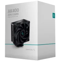 Cooler Deepcool AK400 ZERO DARK Hidrodinamic/ 1650 rpm photo 9