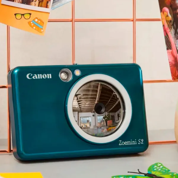 Cameră Foto Instant Canon Zoemini S2 ZV223 RG Teal photo 4