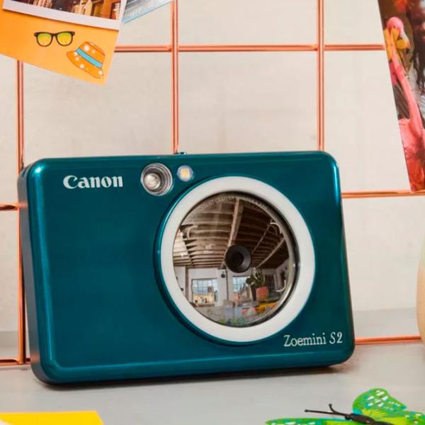 Cameră Foto Instant Canon Zoemini S2 ZV223 RG Teal photo 4