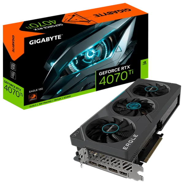 Placă video Gigabyte GeForce RTX 4070 Ti EAGLE PCI Express x16 4.0 / 12 GB photo 7 Placă video Gigabyte GeForce RTX 4070 Ti EAGLE PCI Express x16 4.0 / 12 GB photo 7