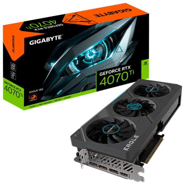 Placă video Gigabyte GeForce RTX 4070 Ti EAGLE PCI Express x16 4.0 / 12 GB photo 7 Placă video Gigabyte GeForce RTX 4070 Ti EAGLE PCI Express x16 4.0 / 12 GB photo 7