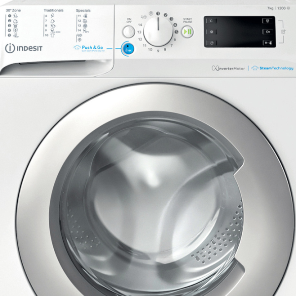 Стиральная машина Indesit BWSE 71295X WSV EU 7 кг / 1200 об/мин / Белый photo 2