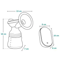 Pompă de sân Lionelo Fidi GO Electrică/ 150 ml photo 10