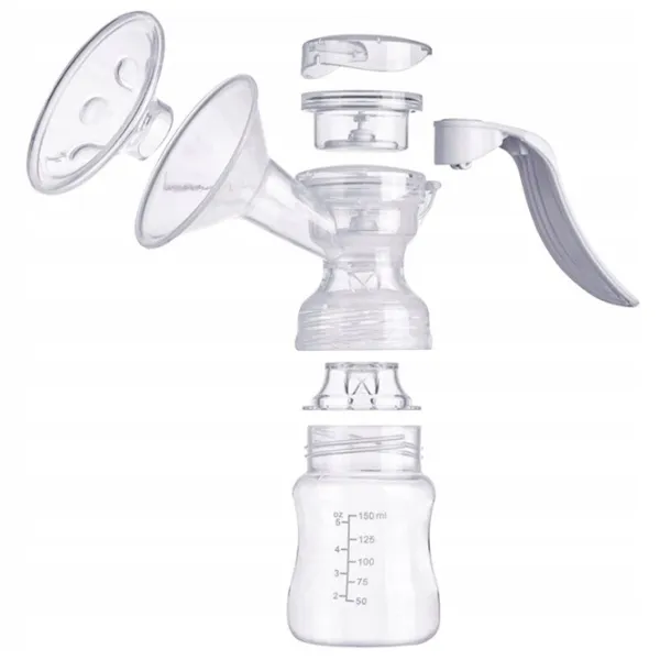 Pompă de sân Akuku A0306 Manuală/ 150 ml photo 2