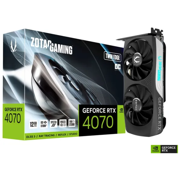 Placă video Zotac GeForce RTX 4070 Twin Edge OC PCI Express x16 4.0 / 12 GB photo 6